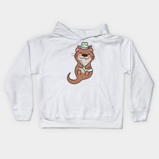 Jake The Hockey Otter Kids Hoodie